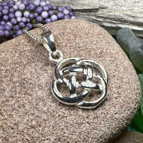 Celtic Necklace, Dara Knot Jewelry, Irish Pendant, Ireland Gift, Scottish Necklace, Celtic Knot Pendant, Friendship Gift, Norse Jewelry