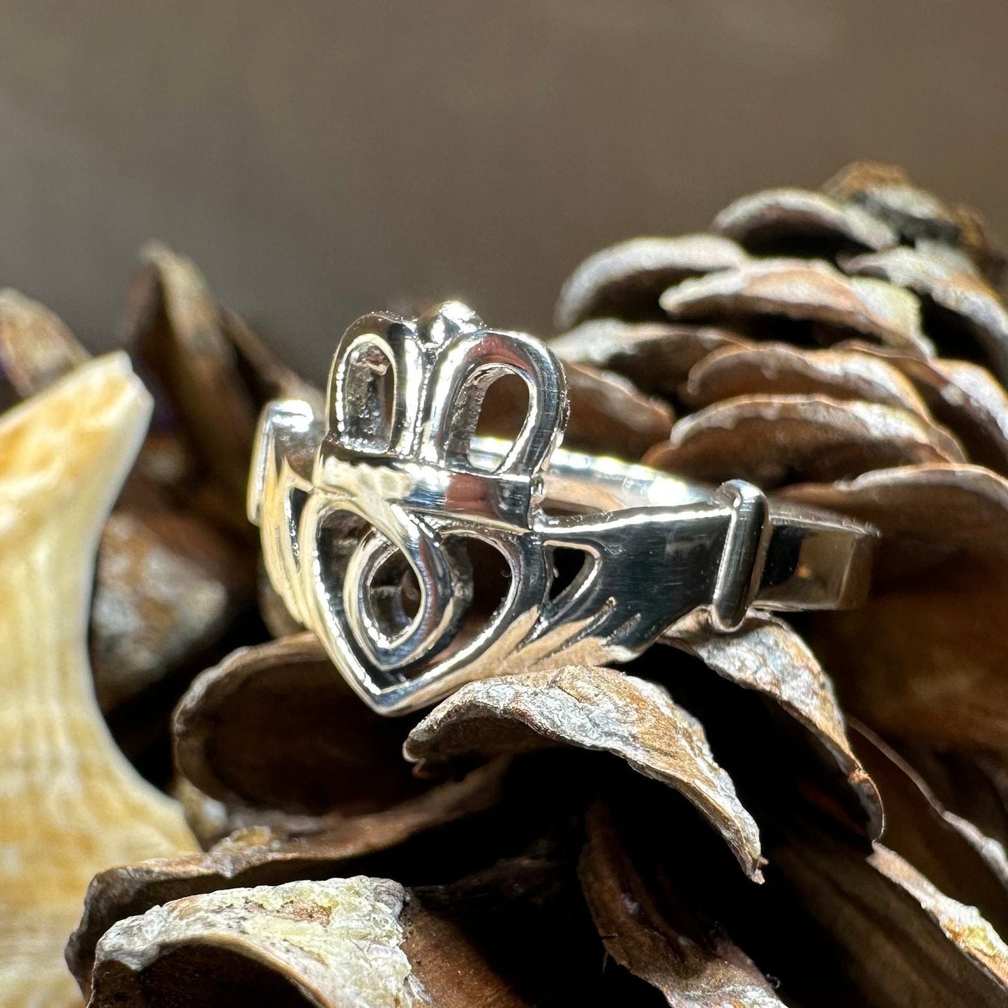 Claddagh Ring, Celtic Ring, Irish Ring, Promise Ring, Celtic Knot Ring, Irish Dance Gift, Anniversary Gift, Luckenbooth Ring, Boho Ring
