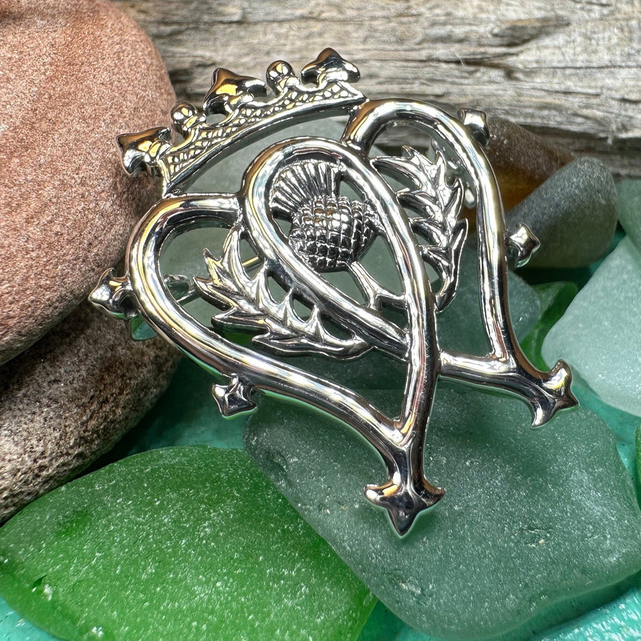 Luckenbooth Brooch, Scotland Jewelry, Celtic Pin, Bridal Jewelry, Scottish Gift, Anniversary Gift, Wife Gift, Luckenbooth Pin, Mom Gift