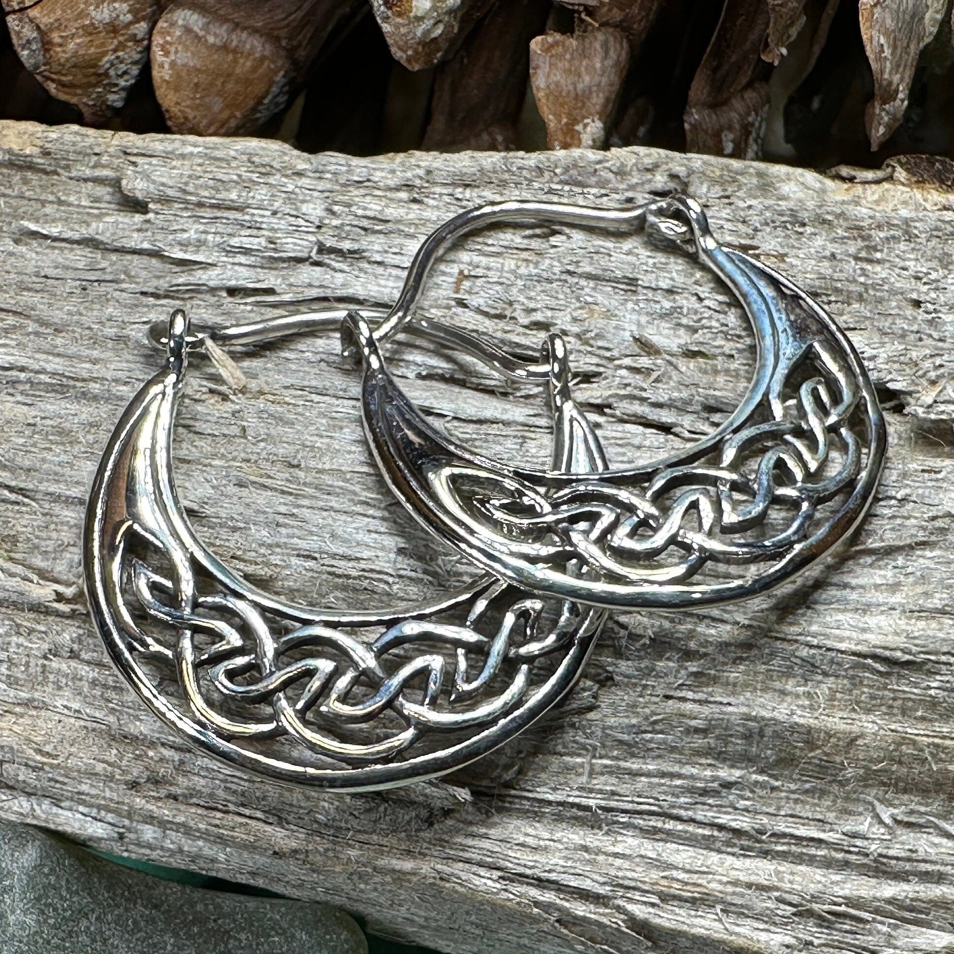 Classic Wide Hoop Earrings | Handmade Jewelry | Anna Beck Jewelry – Anna  Beck Designs, Inc