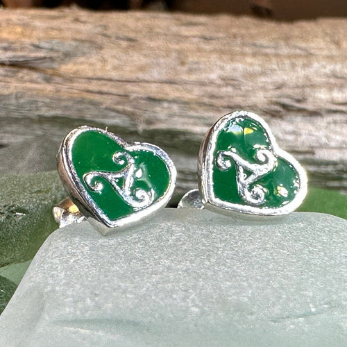 Celtic Spiral Earrings, Irish Stud Earrings, Triskele Jewelry, Celtic Jewelry, Irish Jewelry, Wiccan Jewelry, Celtic Earrings, Triple Spiral