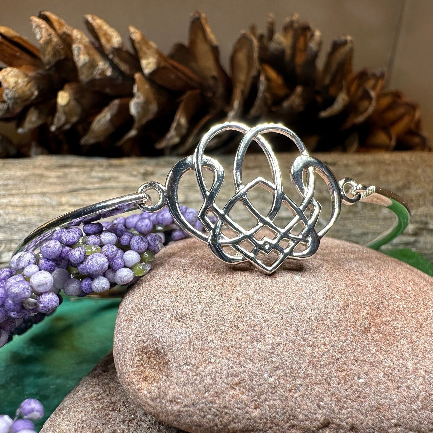 Celtic Knot Bracelet, Celtic Jewelry, Irish Jewelry, Love Knot Jewelry, Bridal Jewelry, Scotland Jewelry, Wife Gift, Ireland Gift, Mom Gift