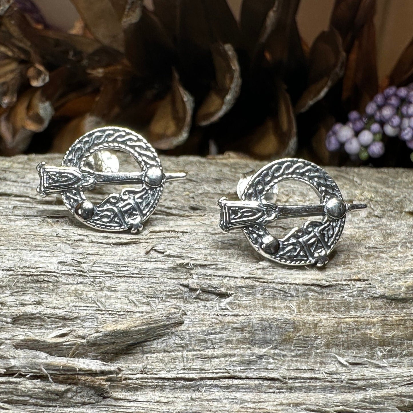 Celtic Stud Earrings, Irish Jewelry, Tara Post Earrings, Irish Dance Gift, Anniversary Gift, Celtic Jewelry, Wiccan Jewelry, Pagan Jewelry