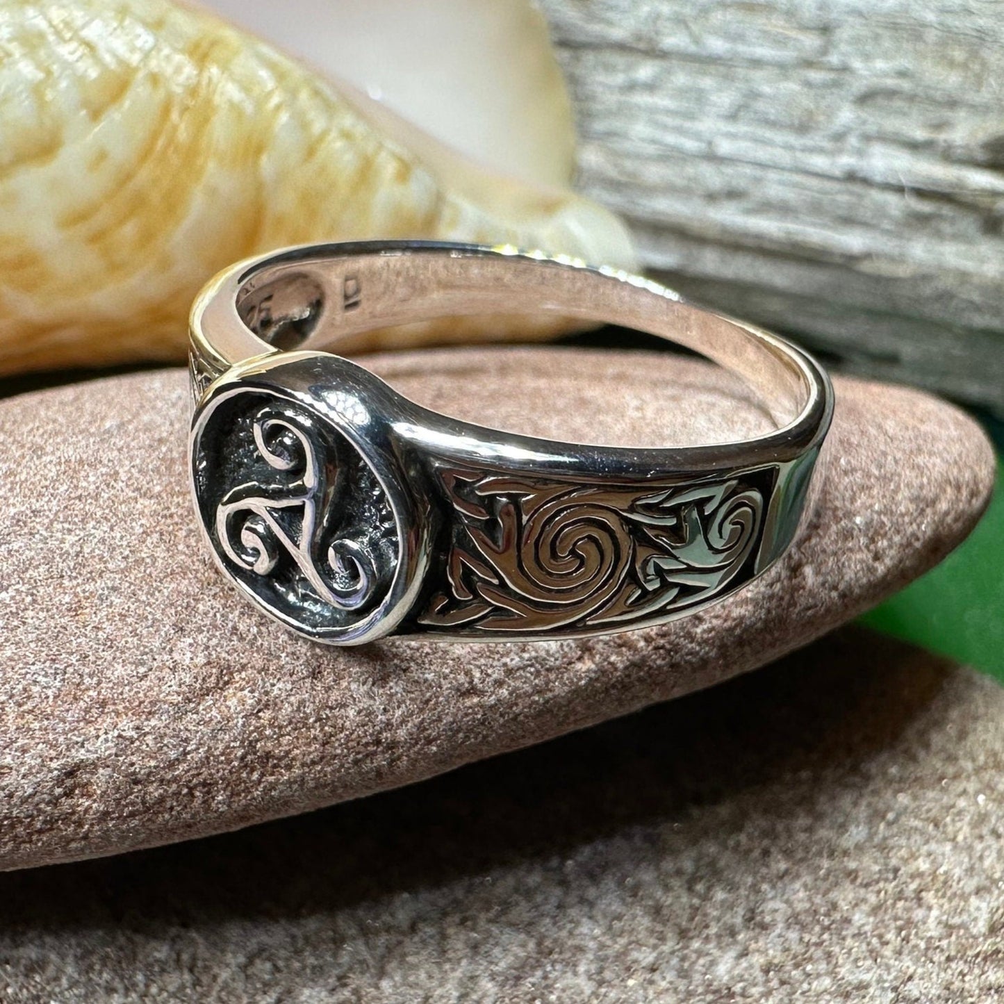 Reeve Celtic Triple Spiral Ring — view 8