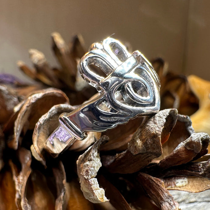 Claddagh Ring, Celtic Ring, Irish Ring, Promise Ring, Celtic Knot Ring, Irish Dance Gift, Anniversary Gift, Luckenbooth Ring, Boho Ring