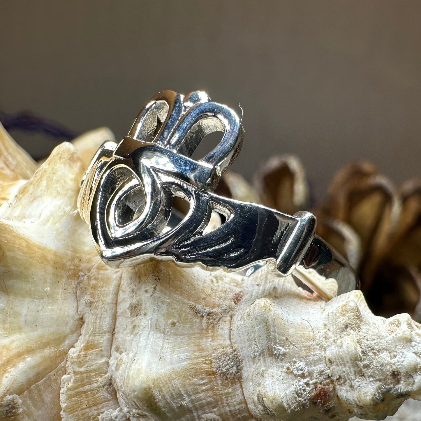 Claddagh Ring, Celtic Ring, Irish Ring, Promise Ring, Celtic Knot Ring, Irish Dance Gift, Anniversary Gift, Luckenbooth Ring, Boho Ring