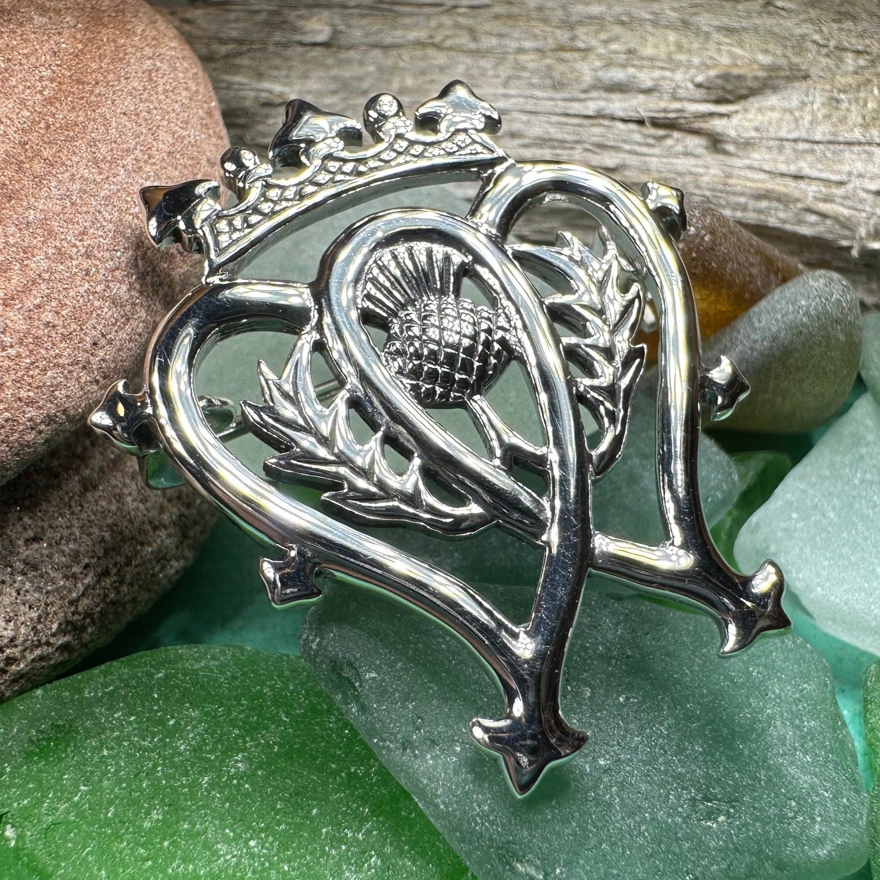 Luckenbooth Brooch, Scotland Jewelry, Celtic Pin, Bridal Jewelry, Scottish Gift, Anniversary Gift, Wife Gift, Luckenbooth Pin, Mom Gift