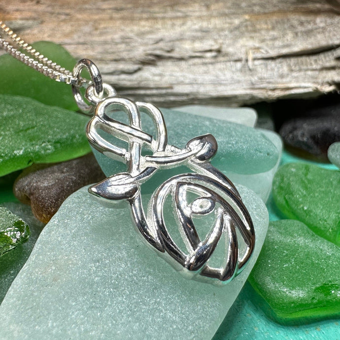 Mackintosh Rose Necklace, Scotland Jewelry, Celtic Jewelry, Rose Jewelry, Art Deco Pendant, Anniversary Gift, Scottish Necklace, Wife Gift