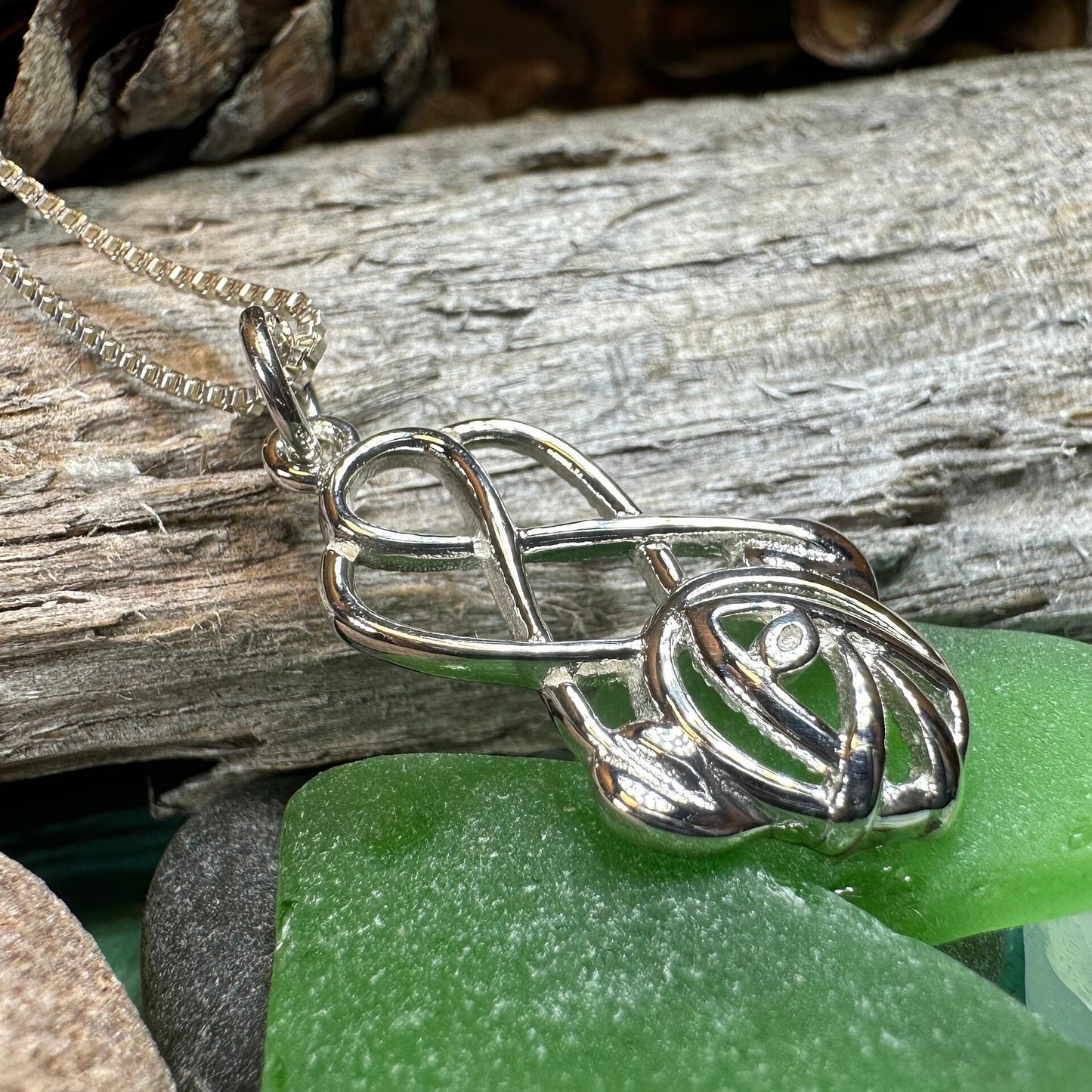 Mackintosh Rose Necklace, Scotland Jewelry, Celtic Jewelry, Rose Jewelry, Art Deco Pendant, Anniversary Gift, Scottish Necklace, Wife Gift