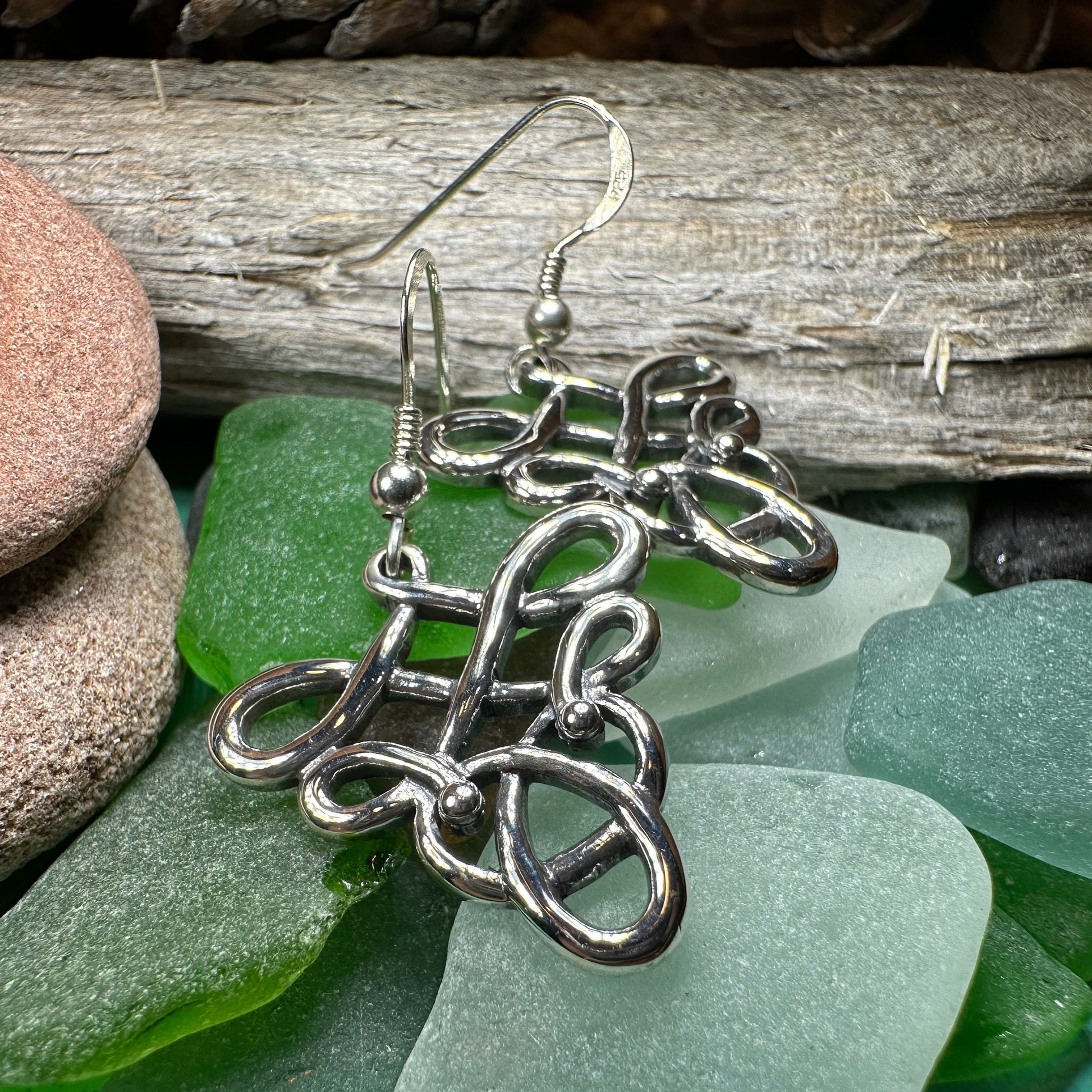 Nicollynne Celtic Knot Earrings — view 4
