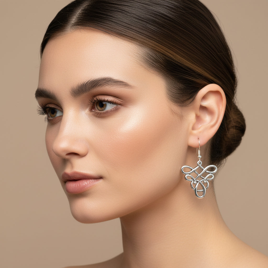 Nicollynne Celtic Knot Earrings — view 5
