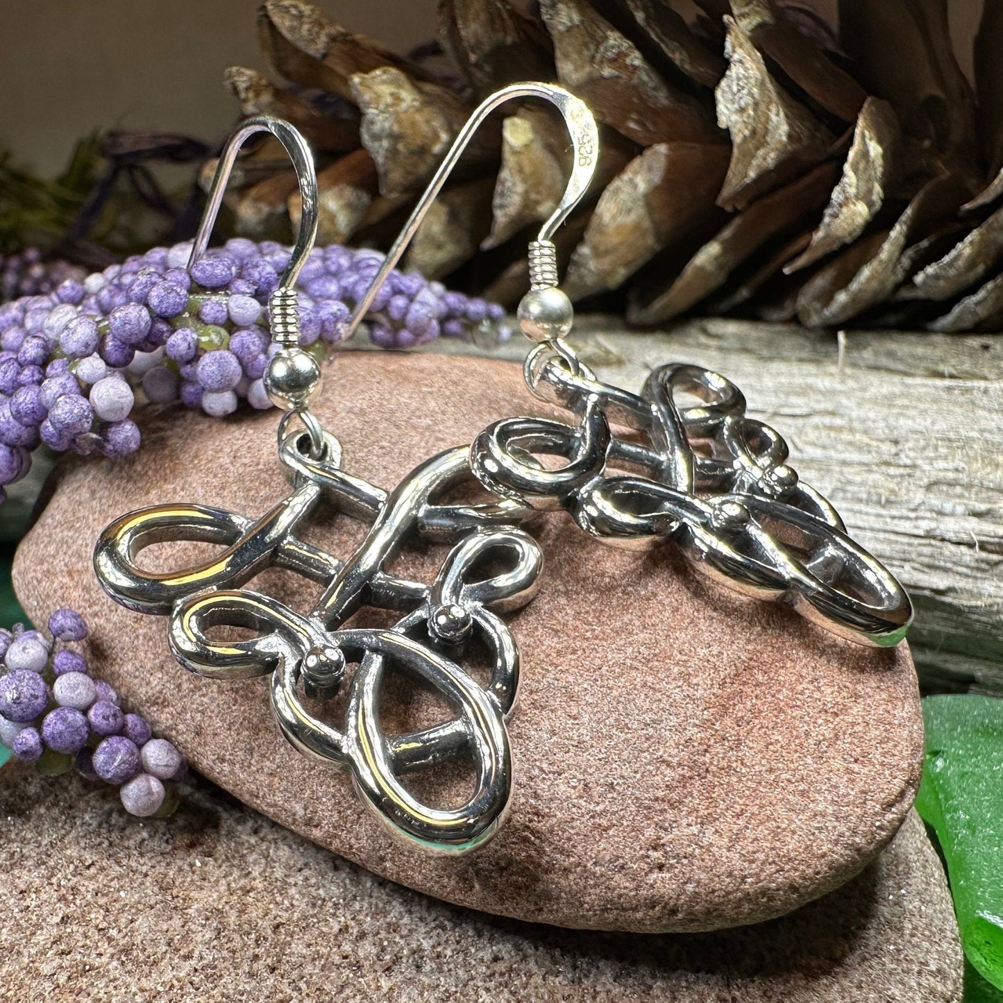Nicollynne Celtic Knot Earrings — view 6