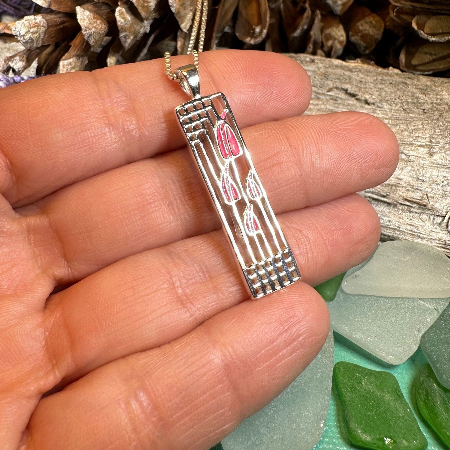 Elodie Mackintosh Rose Necklace — view 4