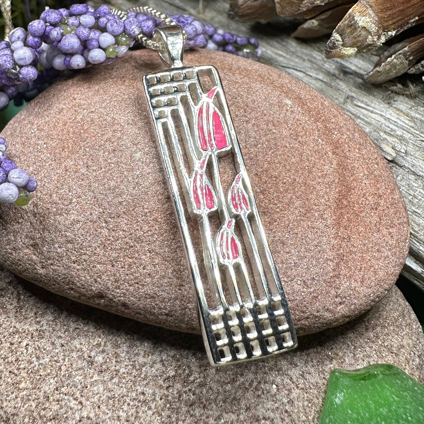 Elodie Mackintosh Rose Necklace — view 9