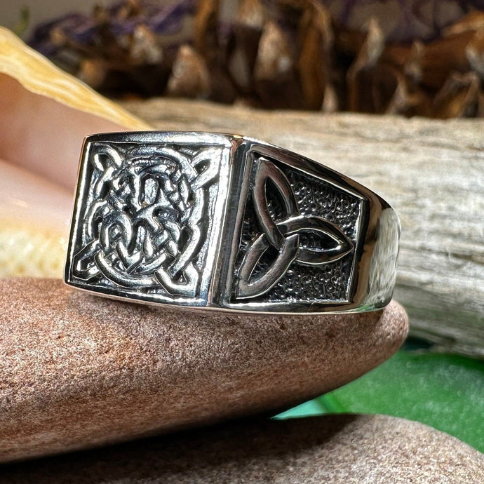Celtic Knot Ring, Celtic Jewelry, Mens Ireland Ring, Celtic Knot Jewelry, Irish Ring, Irish Dance Gift, Anniversary Gift, Scottish Ring