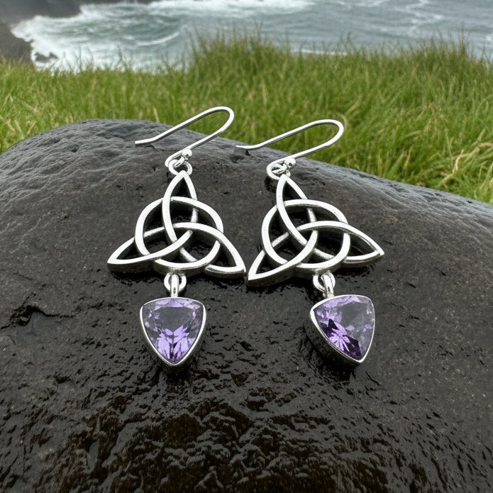 Trinity Knot Earrings, Celtic Jewelry, Irish Jewelry, Triquetra Earrings, Celtic Knot Jewelry, Scottish Gift, Scotland Jewelry, Wife Gift