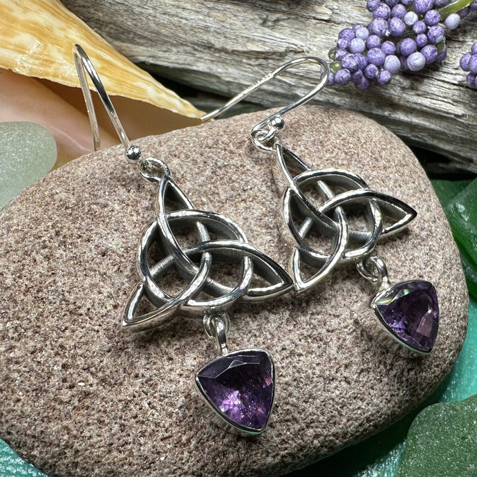 Trinity Knot Earrings, Celtic Jewelry, Irish Jewelry, Triquetra Earrings, Celtic Knot Jewelry, Scottish Gift, Scotland Jewelry, Wife Gift