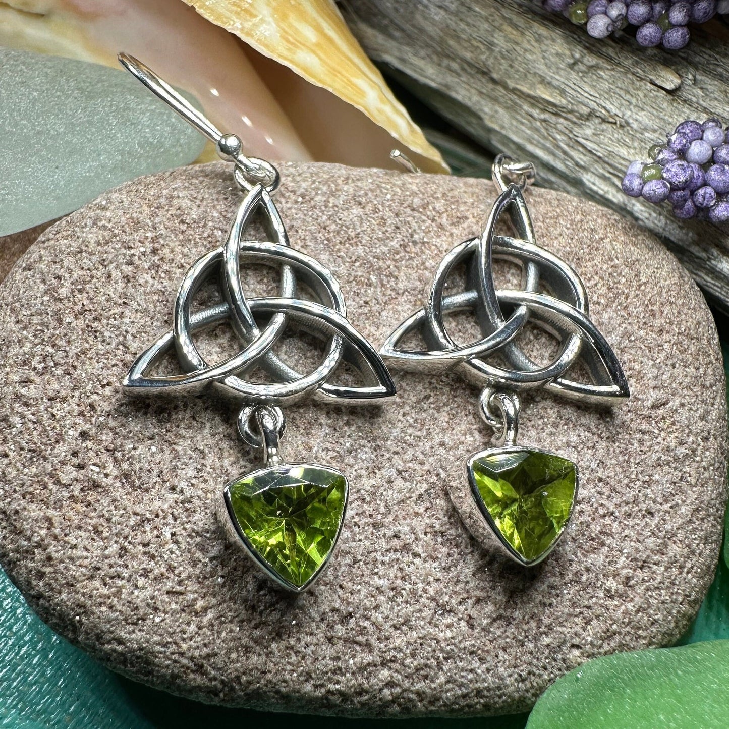 Trinity Knot Earrings, Celtic Jewelry, Irish Jewelry, Triquetra Earrings, Celtic Knot Jewelry, Scottish Gift, Scotland Jewelry, Wife Gift