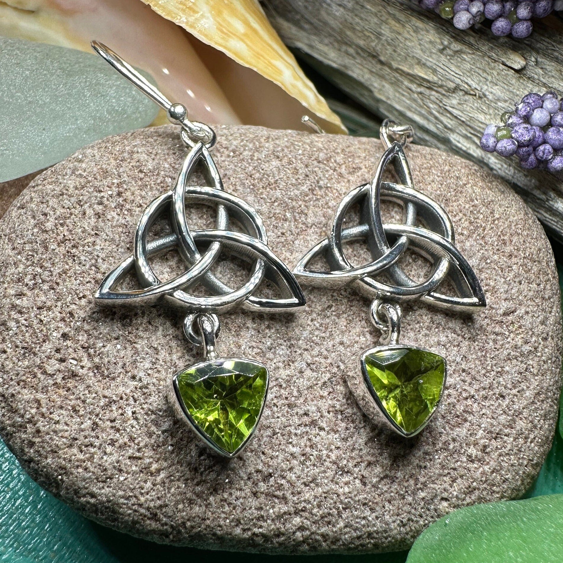 Trinity Knot Earrings, Celtic Jewelry, Irish Jewelry, Triquetra Earrings, Celtic Knot Jewelry, Scottish Gift, Scotland Jewelry, Wife Gift