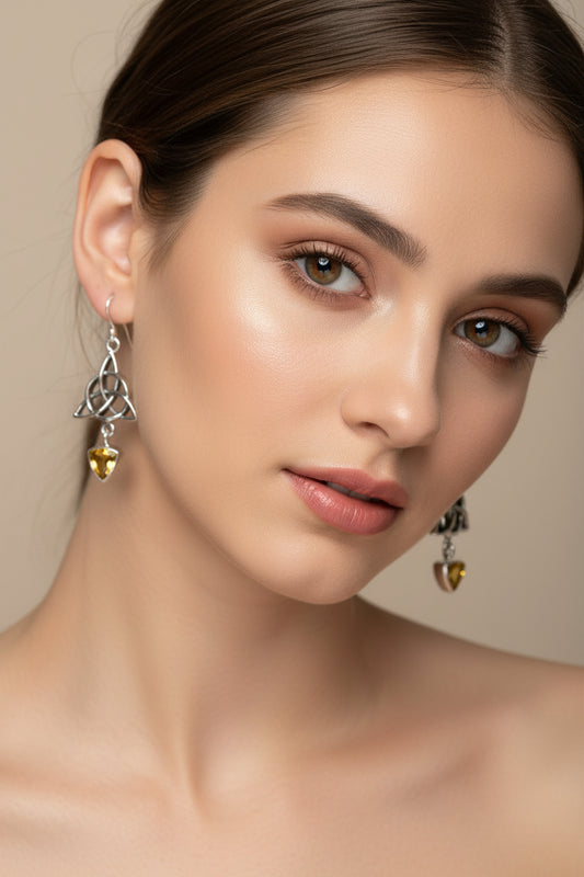 Torrina Trinity Knot Earrings — view 6
