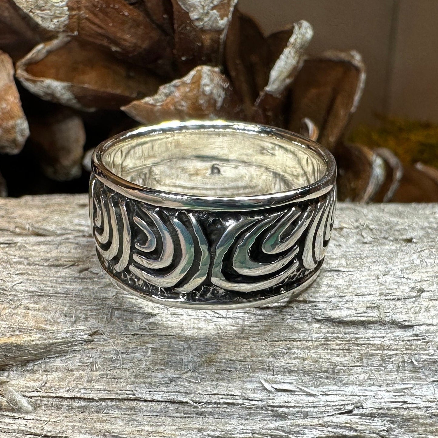 Celtic Dragon Ring, Celtic Ring, Scottish Promise Ring, Silver Ring, Irish Ring, Wedding Band, Anniversary Gift, Ireland Ring, Wiccan Ring
