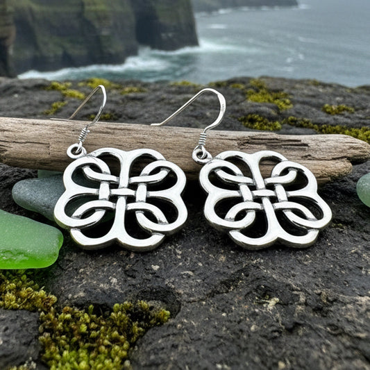 Celtic Knot Earrings, Irish Jewelry, Celtic Jewelry, Mom Gift, Anniversary Gift, Scotland Jewelry, Wife Gift, Love Knot Jewelry, Sister Gift