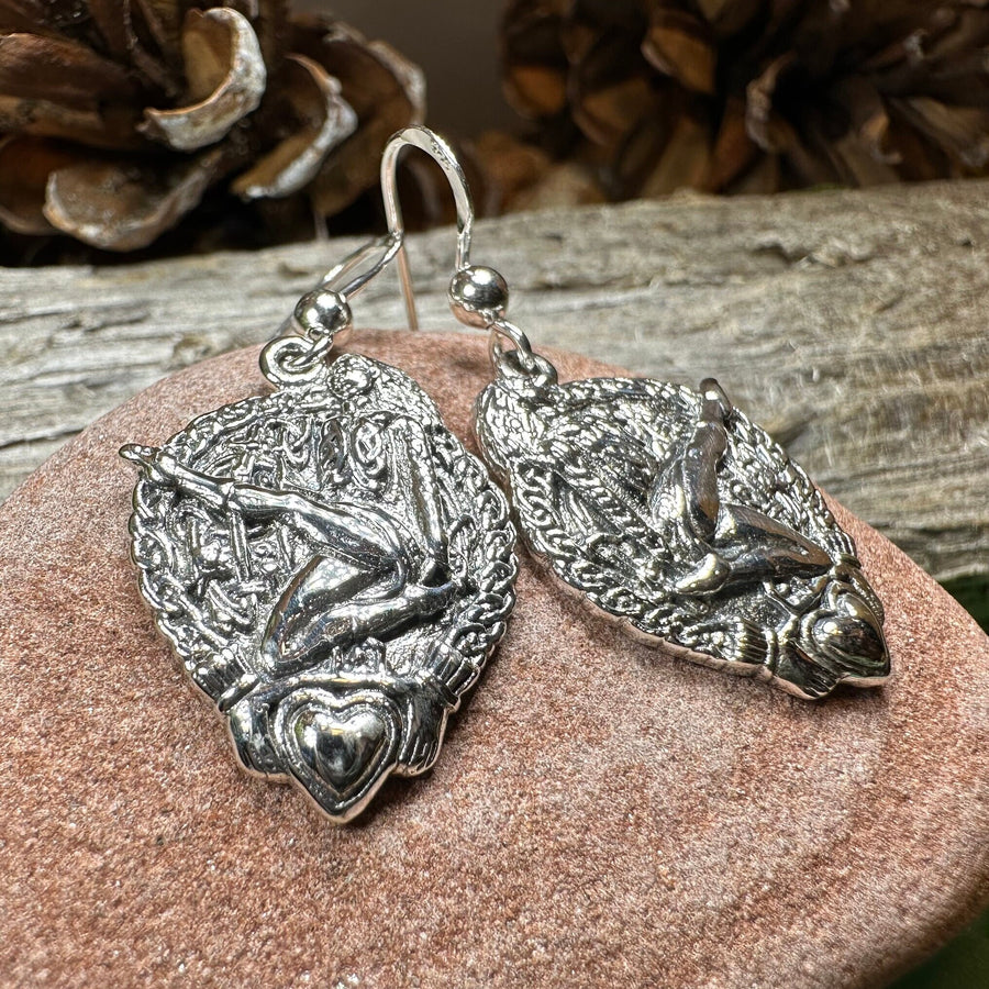 Irish Dancer Earrings, Irish Jewelry, Celtic Jewelry, Step Dancer Gift, Ireland Dance, Irish Dance Gift, Ghillies Jewelry, Irish Dance Shoes