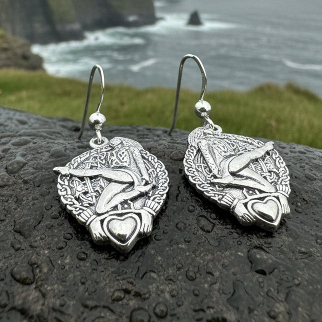 Irish Dancer Earrings, Irish Jewelry, Celtic Jewelry, Step Dancer Gift, Ireland Dance, Irish Dance Gift, Ghillies Jewelry, Irish Dance Shoes
