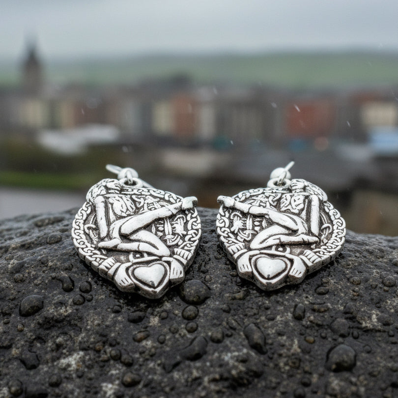 Irish Dancer Earrings, Irish Jewelry, Celtic Jewelry, Step Dancer Gift, Ireland Dance, Irish Dance Gift, Ghillies Jewelry, Irish Dance Shoes