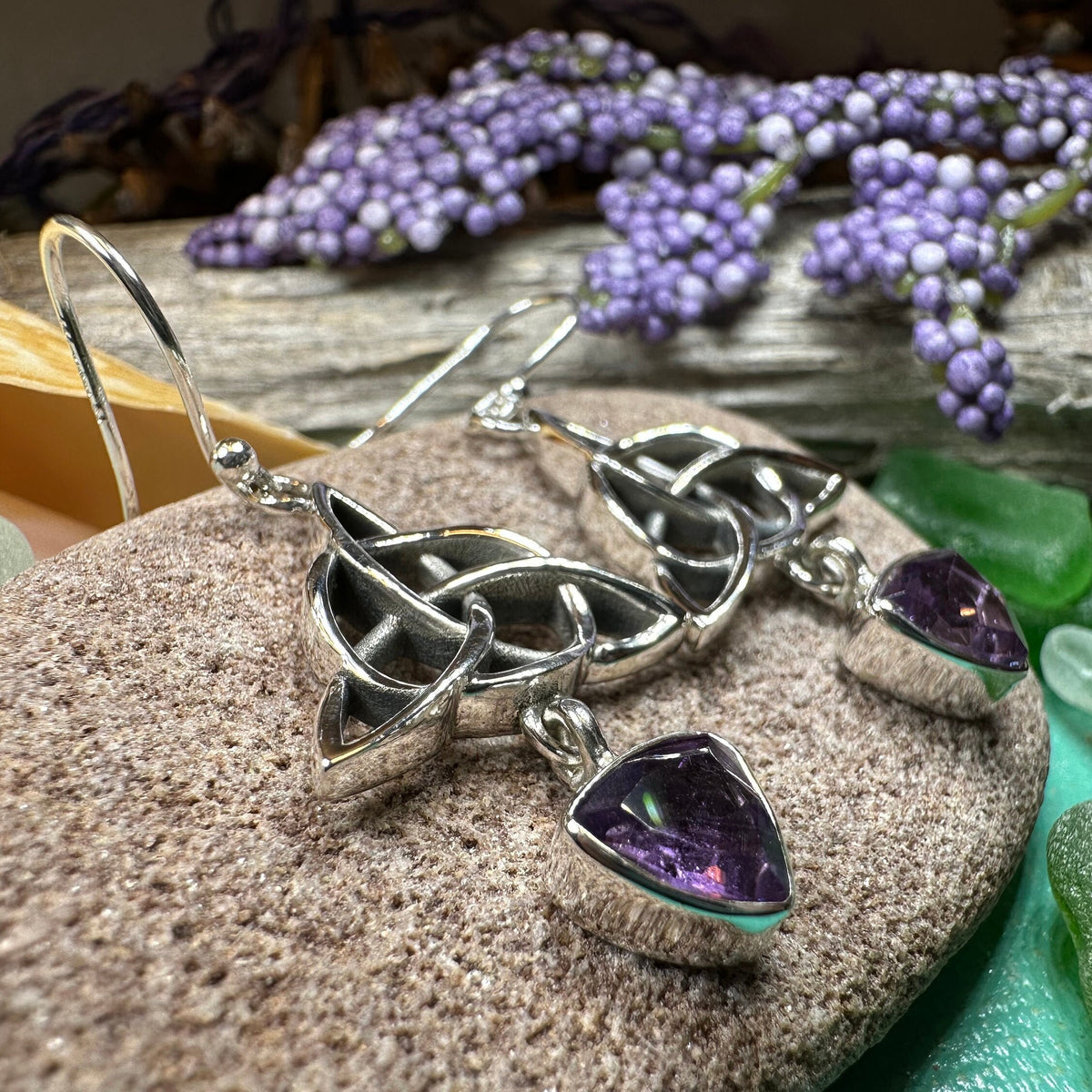 Torrina Trinity Knot Earrings — view 7