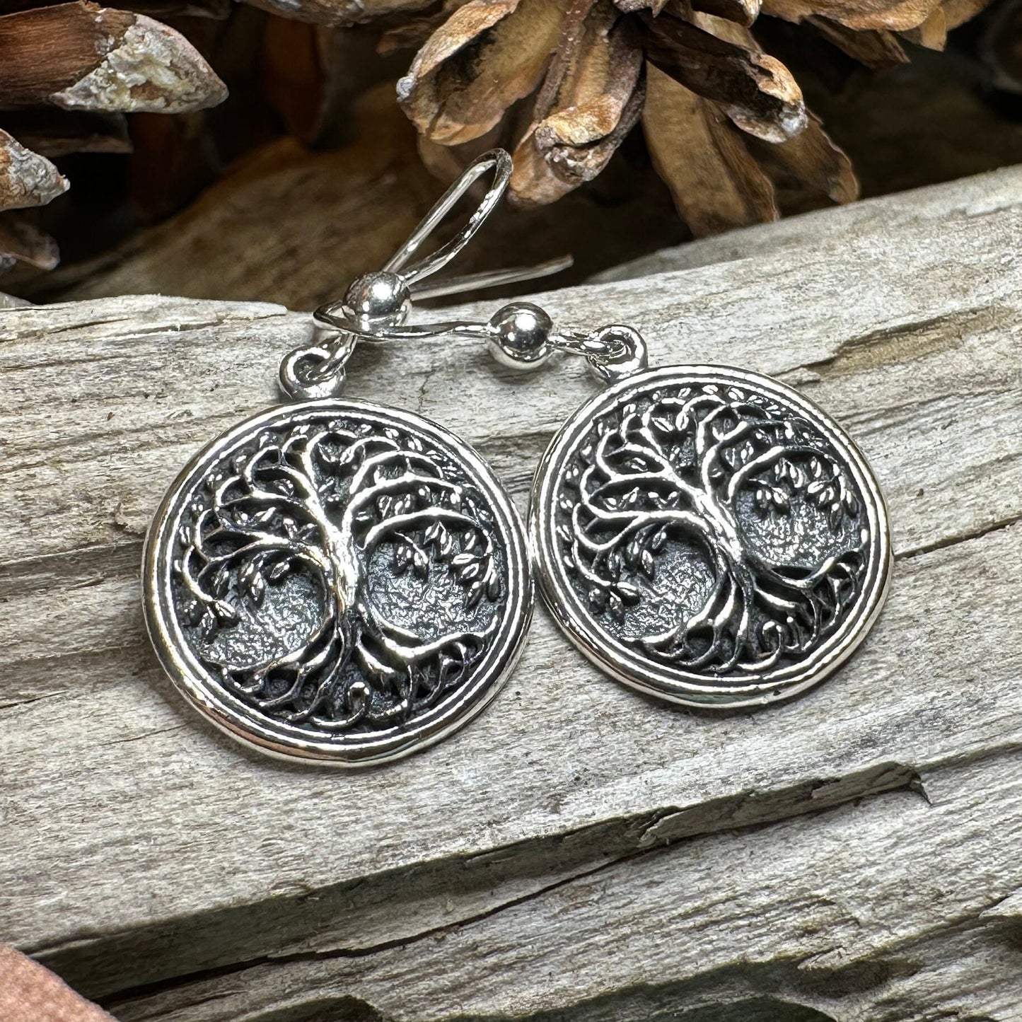 Tree of Life Earrings, Celtic Jewelry, Irish Jewelry, Norse Jewelry, Yoga Jewelry, Anniversary Gift, Tree Jewelry, Graduation Gift, Mom Gift