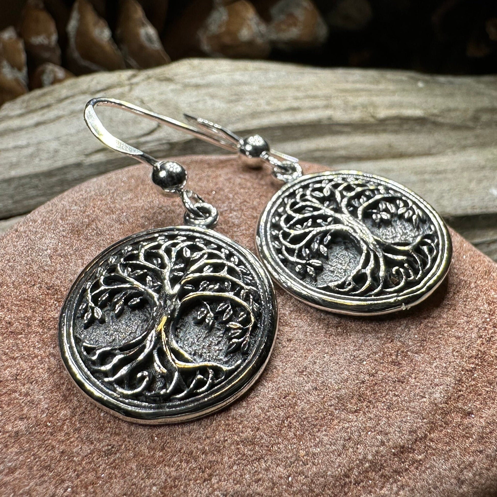 Tree of Life Earrings, Celtic Jewelry, Irish Jewelry, Norse Jewelry, Yoga Jewelry, Anniversary Gift, Tree Jewelry, Graduation Gift, Mom Gift