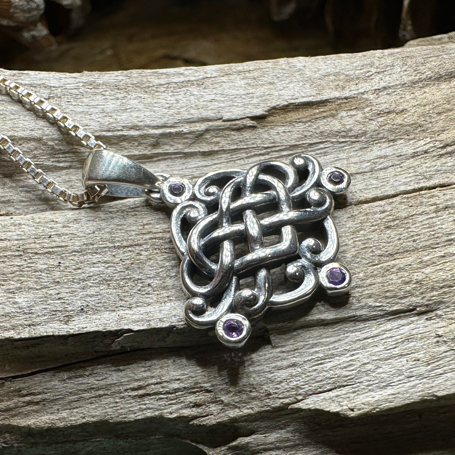 Kaylin Celtic Knot Necklace — view 6