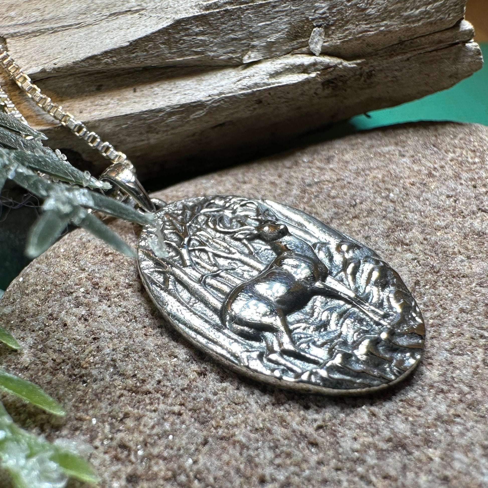 Stag Necklace, Scotland Jewelry, Scottish Stag, Hunter Gift, Nature Jewelry, Pagan Jewelry, Hunting, Wildlife, Deer Hunter, Wiccan Jewelry