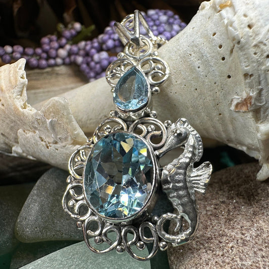 Seasong Seahorse Necklace — view 12
