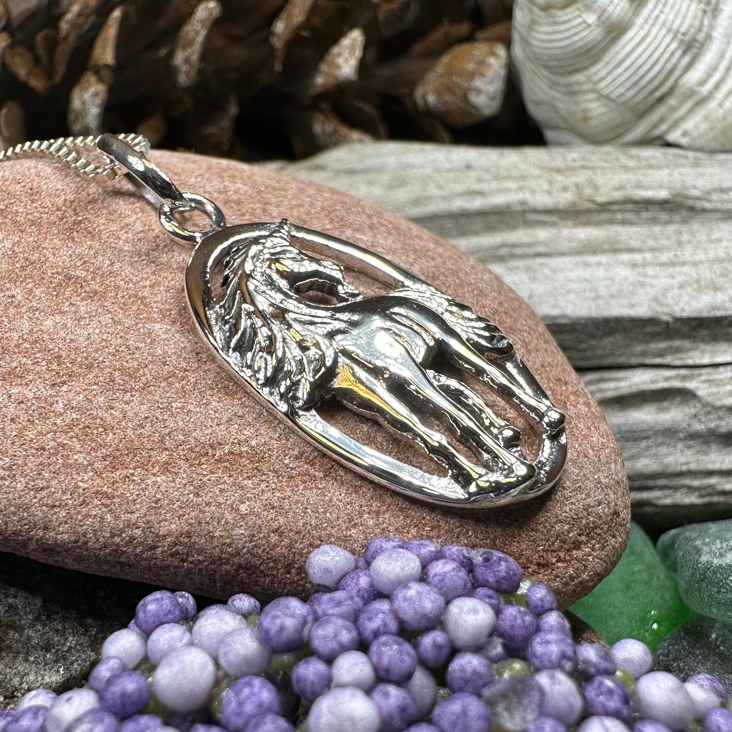 Unicorn Necklace, Scotland Jewelry, Fantasy Necklace, Gift for Her, Mythical Creature, Graduation Gift, Anniversary Gift, Scottish Gift