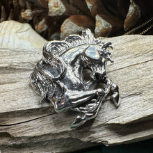 Load image into Gallery viewer, Horse Necklace, Equestrian Jewelry, Animal Pendant, Yellowstone, Mustang Pendant, Rodeo Jewelry, Horse Racing, Nature Jewelry, Wife Gift
