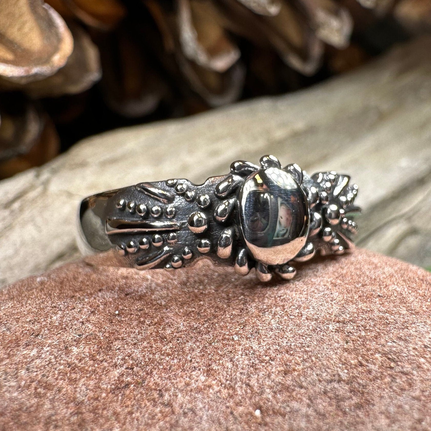 Celtic Ring, Celtic Jewelry, Silver Irish Ring, Minimalist Ring, Simple Boho Ring, Irish Gift, Anniversary Gift, Statement Ring, Dainty Ring