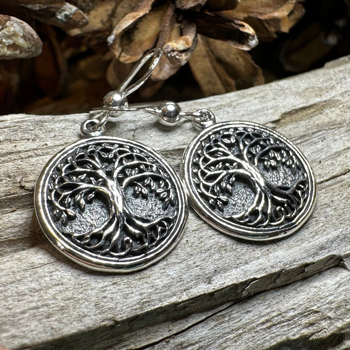 Tree of Life Earrings, Celtic Jewelry, Irish Jewelry, Norse Jewelry, Yoga Jewelry, Anniversary Gift, Tree Jewelry, Graduation Gift, Mom Gift