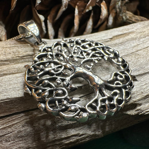 Load image into Gallery viewer, Tree of Life Necklace, Celtic Jewelry, Irish Pendant, Tree Jewelry, Mom Gift, Anniversary Gift, Sterling Silver, Graduation Gift, Wife Gift

