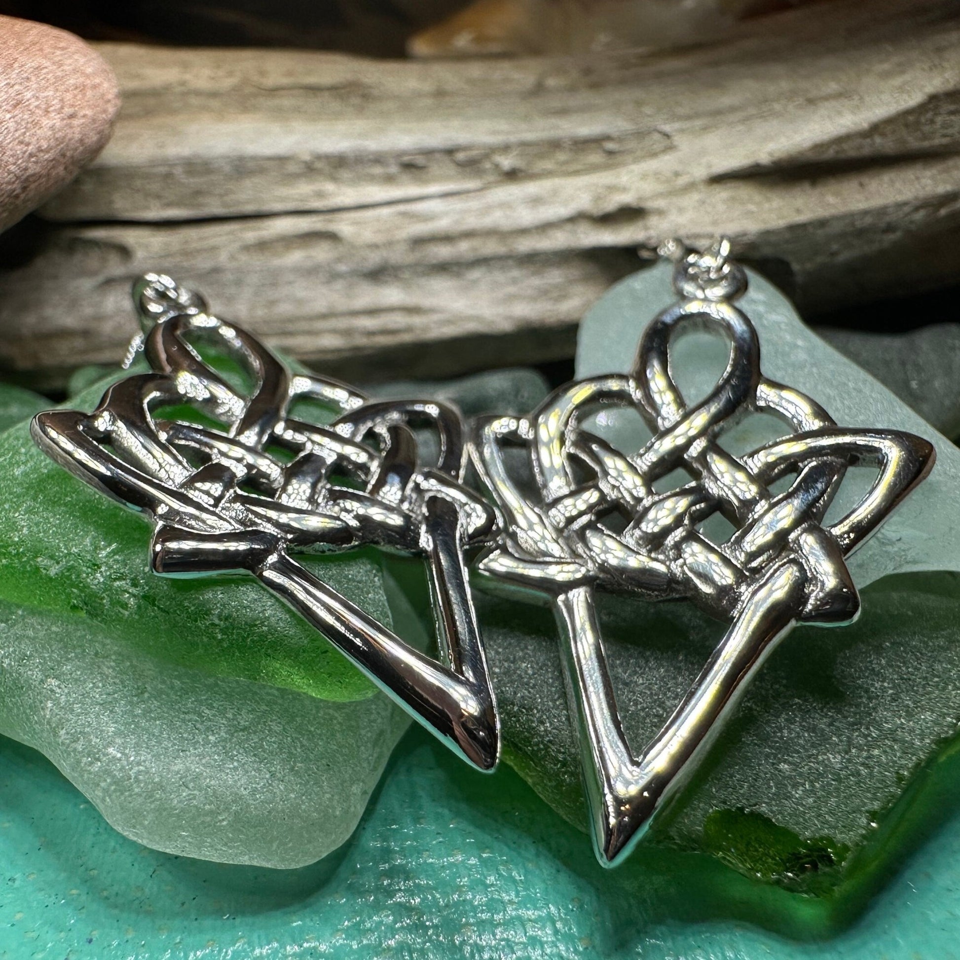 Celtic Earrings, Love Knot Earrings, Irish Jewelry, Ireland Gift, Scotland Jewelry, Mom Gift, Large Earrings, Scottish Jewelry, Norse Gift