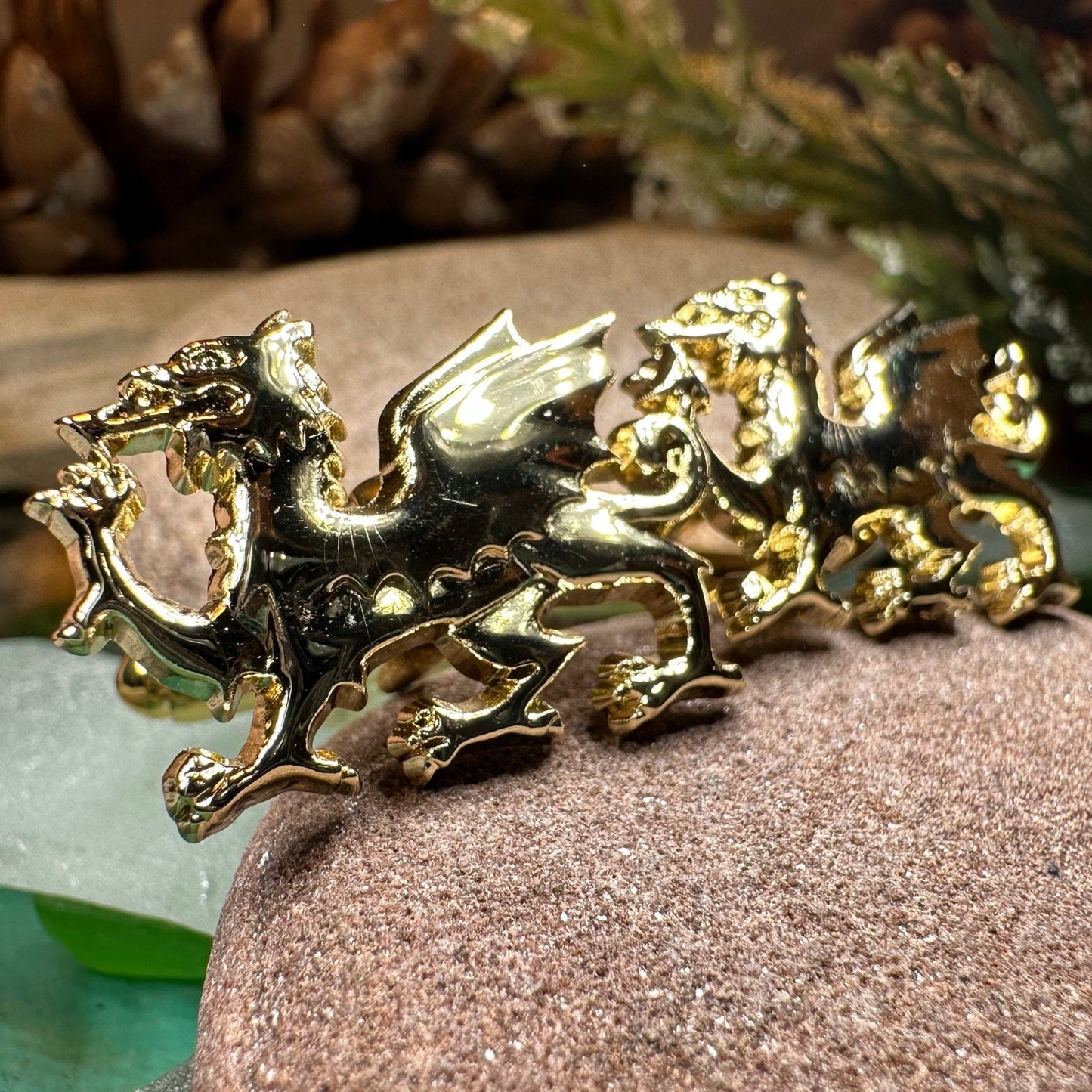 Welsh Dragon Cuff Links, Dragon Jewelry, Animal Jewelry, Wales Jewelry, Celtic Jewelry, Welsh Groom Gift, Best Man Gift, Anniversary Gift