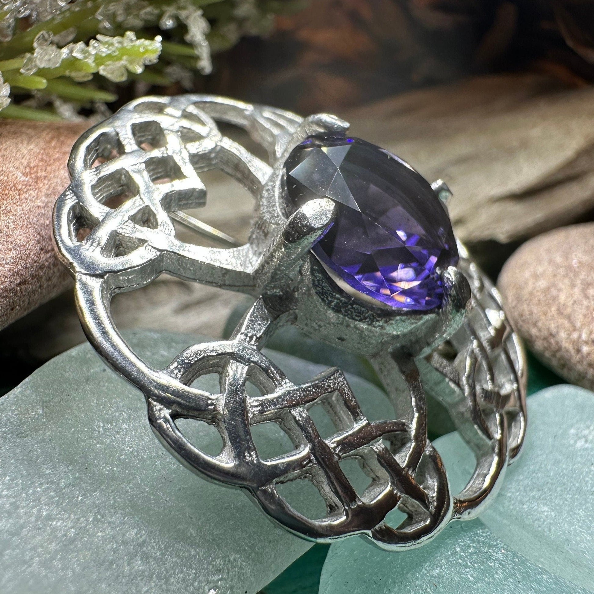 Celtic Knot Brooch, Celtic Jewelry, Scotland Jewelry, Scottish Pin, Mom Gift, Wife Gift, Ireland Pin, Outlander Jewelry, Irish Jewelry