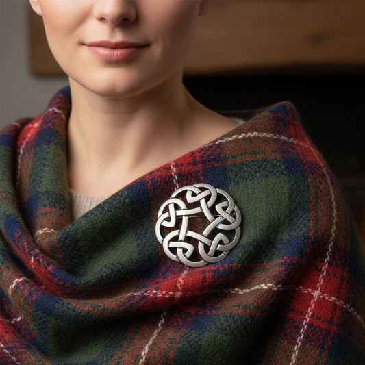 Traditional Celtic Knot Brooch