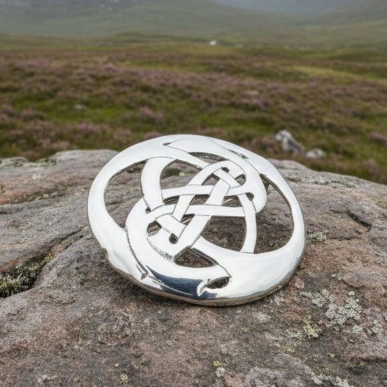 Celtic Knot Brooch, Celtic Jewelry, Irish Jewelry, Scotland Brooch, Celtic Brooch, Anniversary Gift, Celtic Pin, Ireland Gift, Norse Brooch