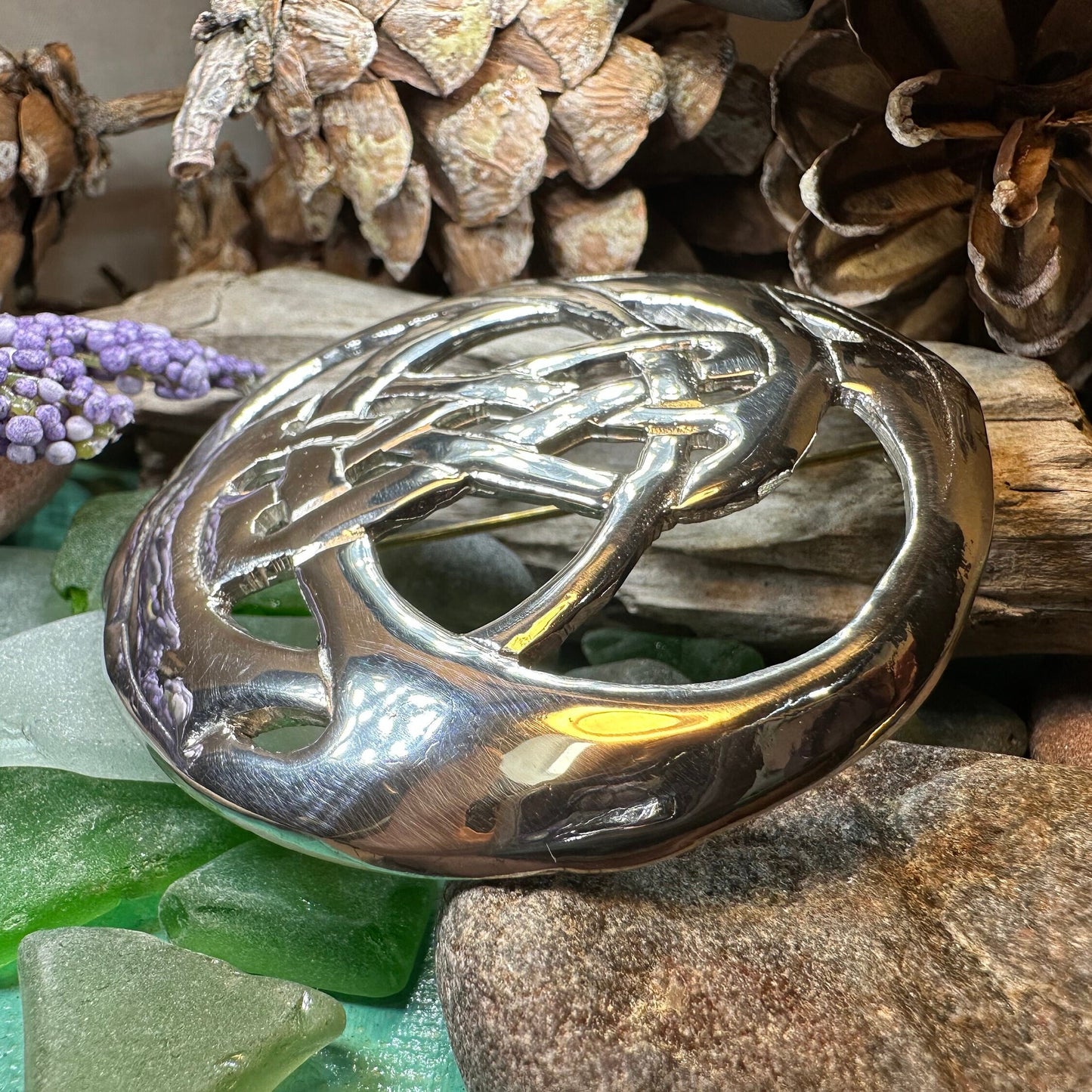 Celtic Knot Brooch, Celtic Jewelry, Irish Jewelry, Scotland Brooch, Celtic Brooch, Anniversary Gift, Celtic Pin, Ireland Gift, Norse Brooch