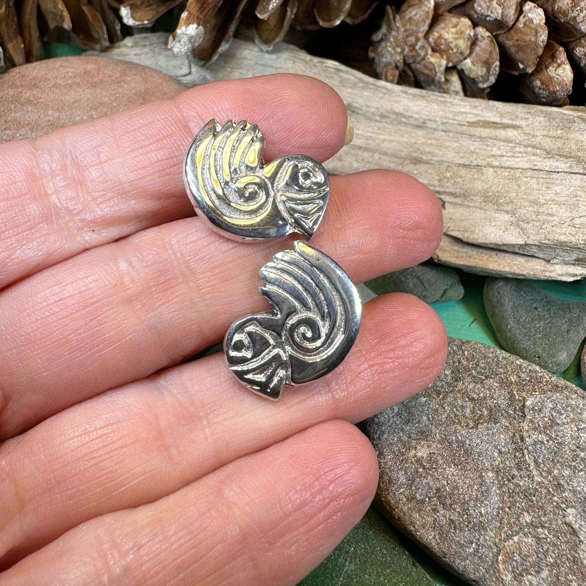 Puffin Cuff Links, Scotland Jewelry, Pewter Cufflinks, Men's Celtic Jewelry, Bird Jewelry, Girlfriend Gift, Anniversary Gift, Scottish Gift