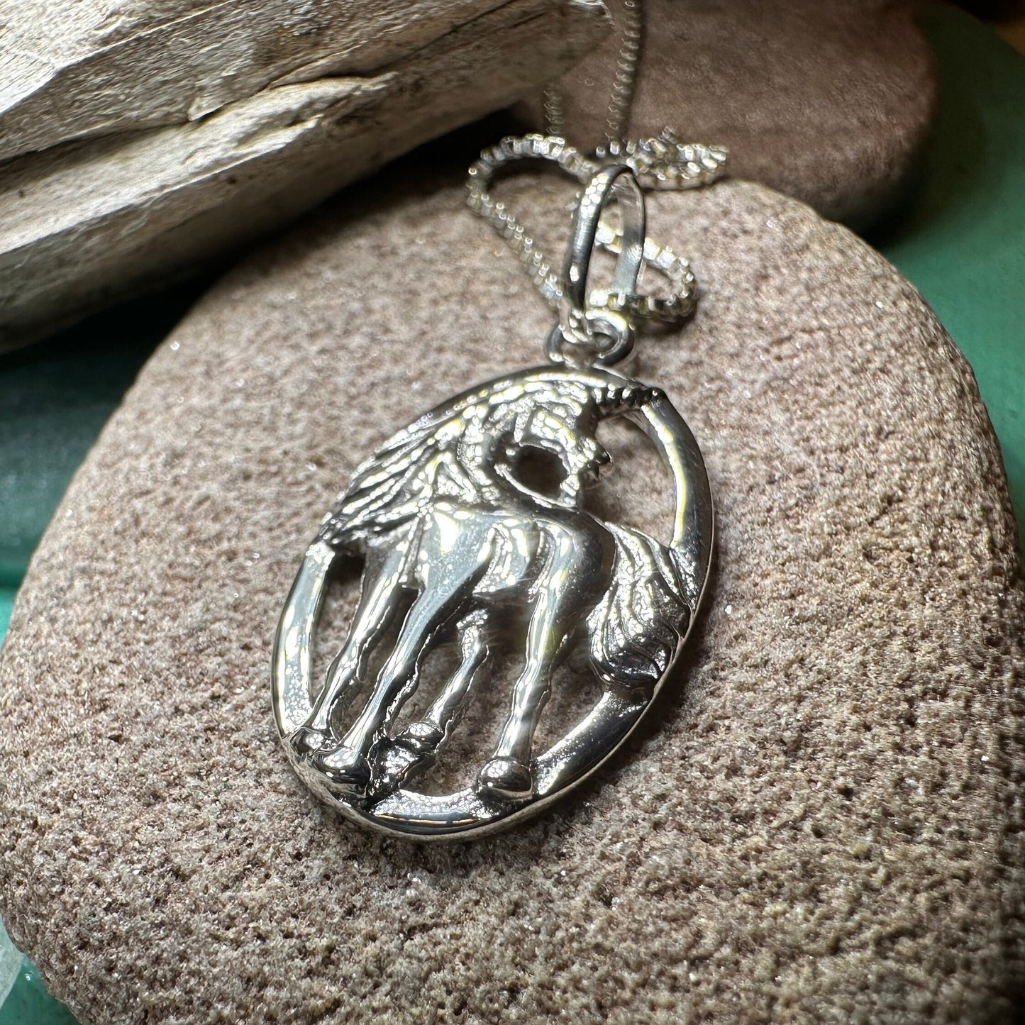 Unicorn Necklace, Scotland Jewelry, Fantasy Necklace, Gift for Her, Mythical Creature, Graduation Gift, Anniversary Gift, Scottish Gift
