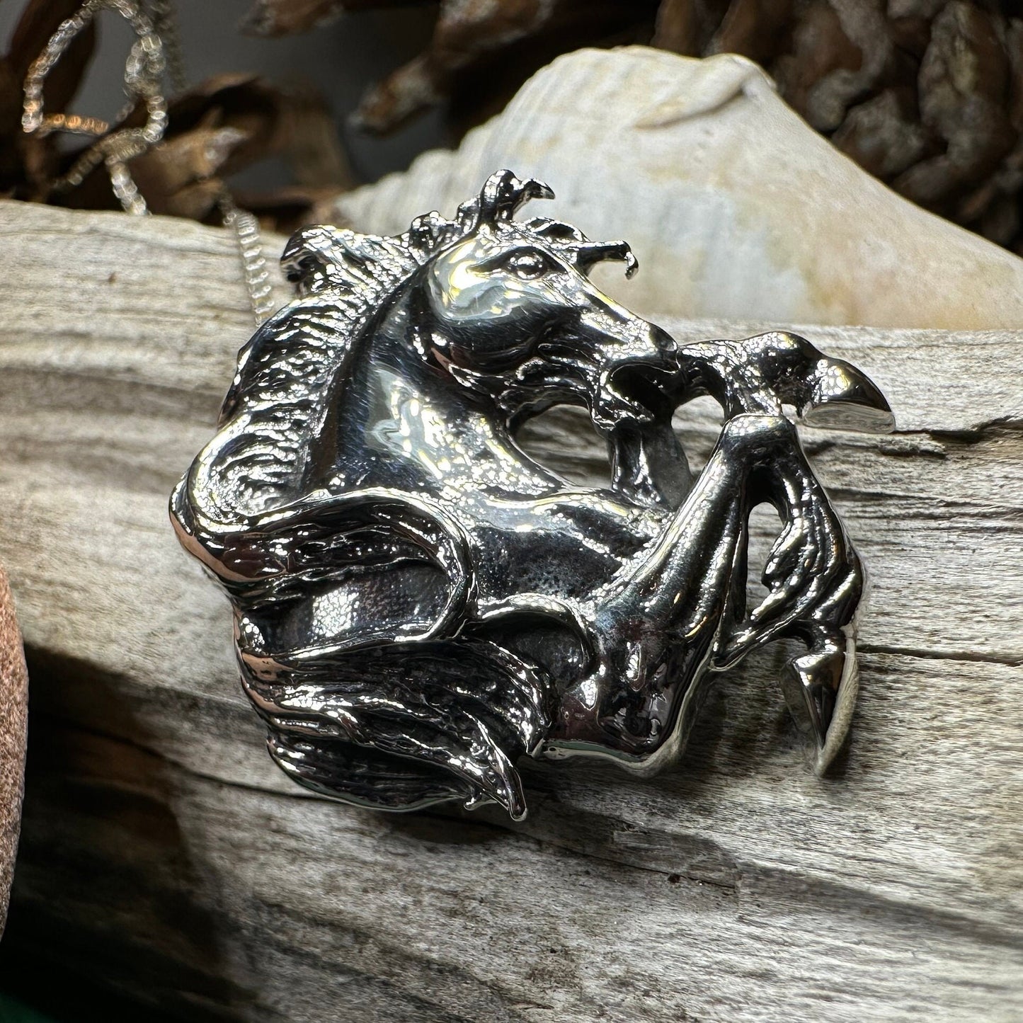Horse Necklace, Equestrian Jewelry, Animal Pendant, Yellowstone, Mustang Pendant, Rodeo Jewelry, Horse Racing, Nature Jewelry, Wife Gift