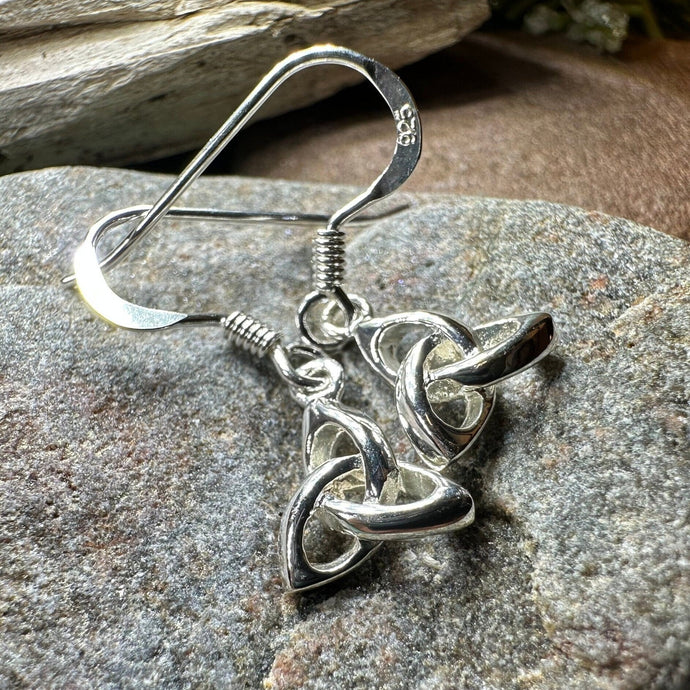 Trinity Knot Earrings, Celtic Earrings, Irish Jewelry, Scottish Jewelry, Mom Gift, Anniversary Gift, Celtic Knot Jewelry, Triquetra Earrings
